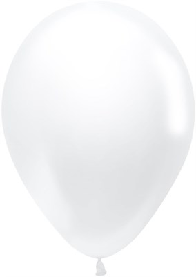 Шар (12''/30 см) Белый, пастель - фото 6718