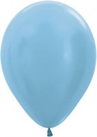Шар (12''/30 см) Карибская синева, перламутр