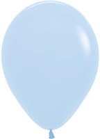 Шар (12''/30 см) Макарунс, Нежно-голубой, пастель