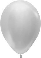 Шар (12''/30 см) Серебро, перламутр