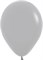 Шар (12''/30 см) Серый, пастель - фото 6708