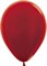 Шар (12''/30 см) Красный, металлик - фото 6742