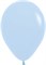 Шар (12''/30 см) Макарунс, Нежно-голубой, пастель - фото 6745