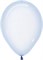 Шар (12''/30 см) Макарунс, Хрустально-голубой, кристалл - фото 6750